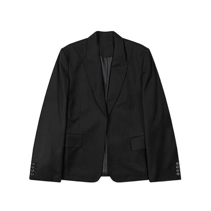 Damen Oversize Blazer Elegant Dezent Eveloria
