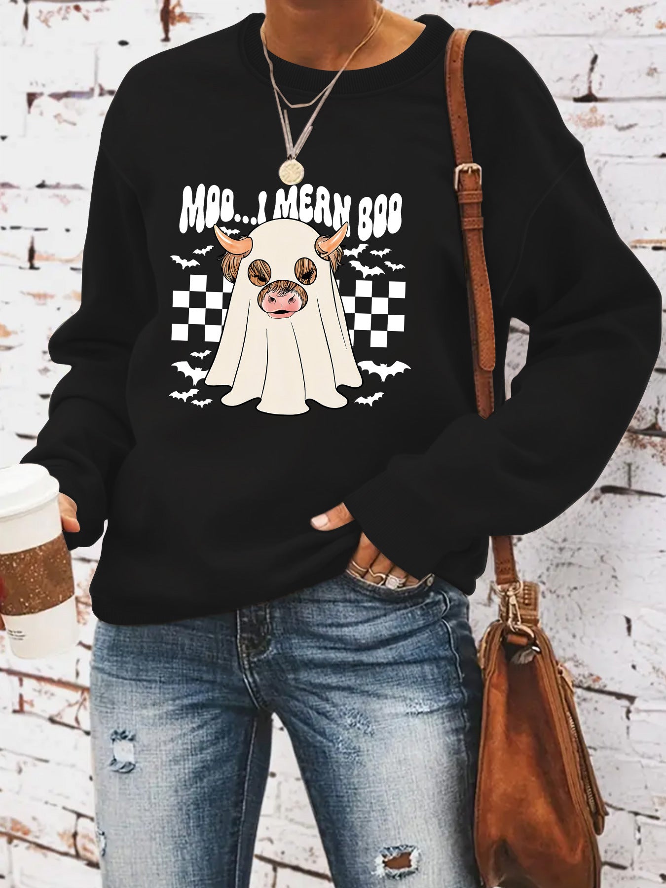 Damen Sweatshirt Halloween-Design Eveloria