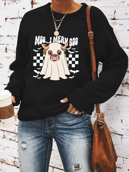 Damen Sweatshirt Halloween-Design Eveloria