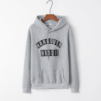 Damen Kapuzenpullover mit Aufdruck und Kängurutaschen