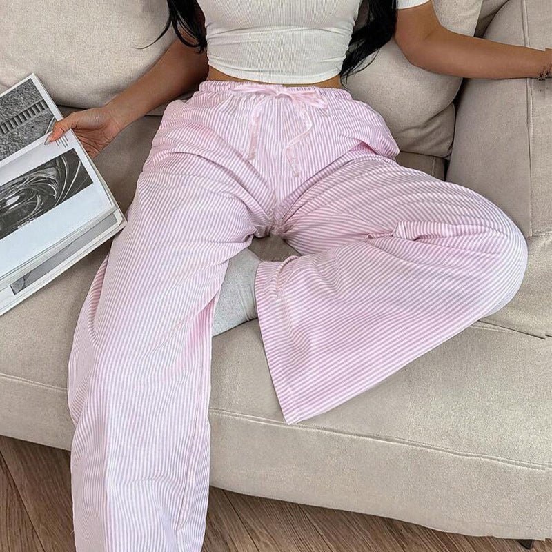 Damen Hosen Elastischer Bund Komfort Atmungsaktives Material