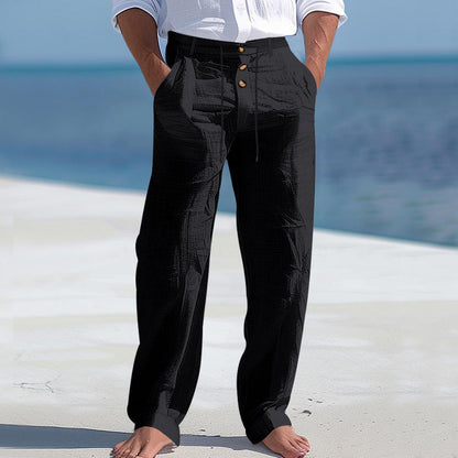 Herrenhose Hochbund Bequem Mit Taschen