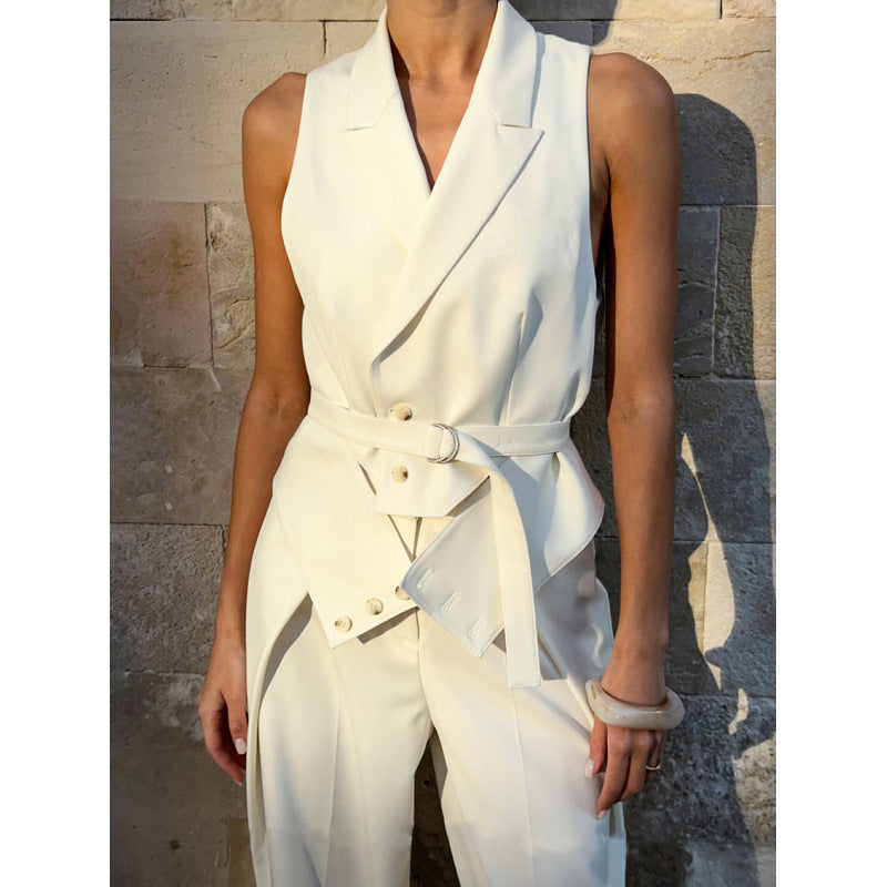 Damen Overall Tailliert Elegant Eveloria