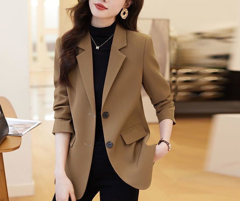 Damen Blazer Klassischer Schnitt Elegantes Design Eveloria