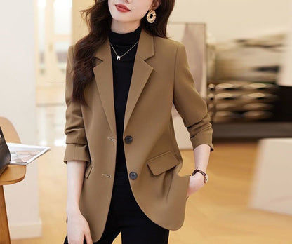 Damen Blazer Klassischer Schnitt Elegantes Design Eveloria