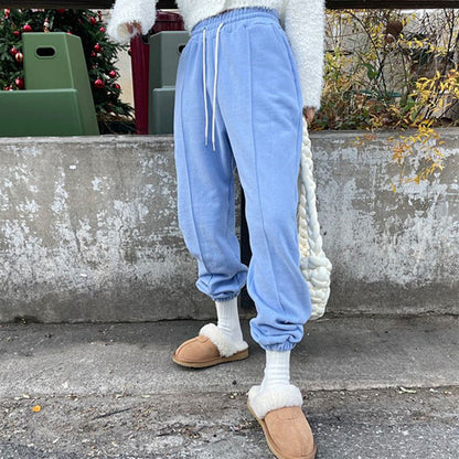 Damen Sweatpants Bequem Gummizug Eveloria