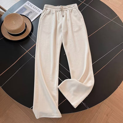 Damen Sportfreizeithose Elastischer Bund Seitentaschen