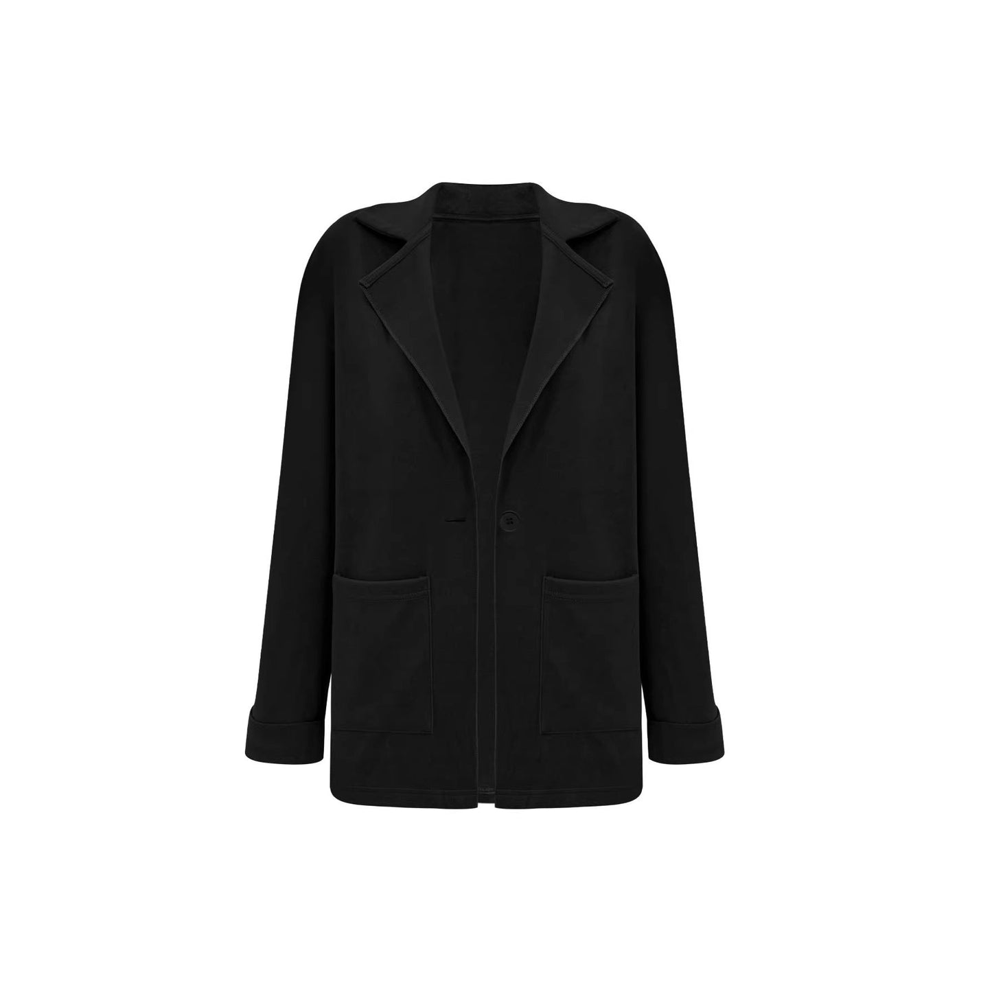 Damen Oversized Blazerjacke mit Taschen