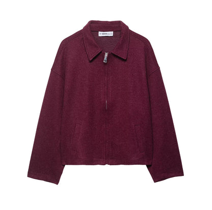 Damen Wolljacke Lässig Eveloria