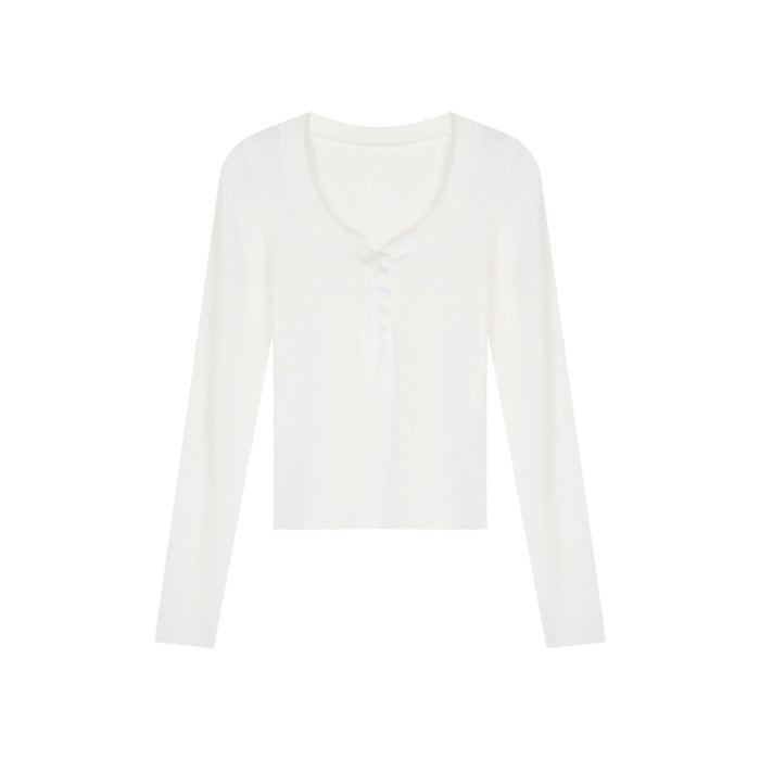 Damen Langarmshirt Eveloria Baumwolle Bequem
