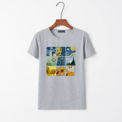 Damen T-Shirt Kunstprint Eveloria
