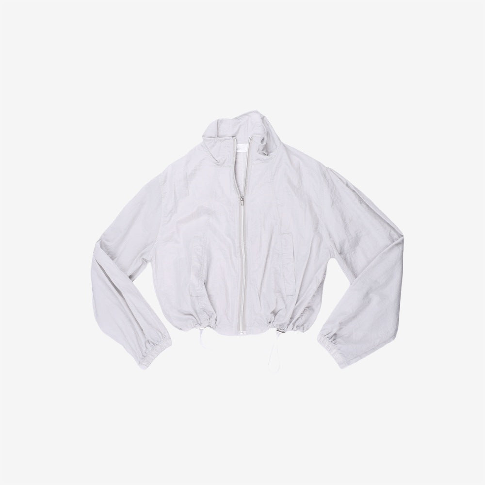 Damen Cropped Windjacke Eveloria Leicht