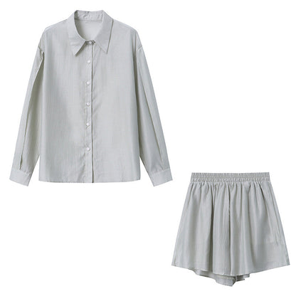 Damen Hemdblusenkleid mit Kordelzug und Knöpfen Eveloria