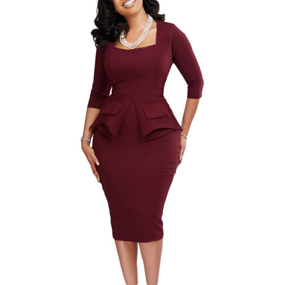 Damen Businesskleid Figurbetont Eveloria