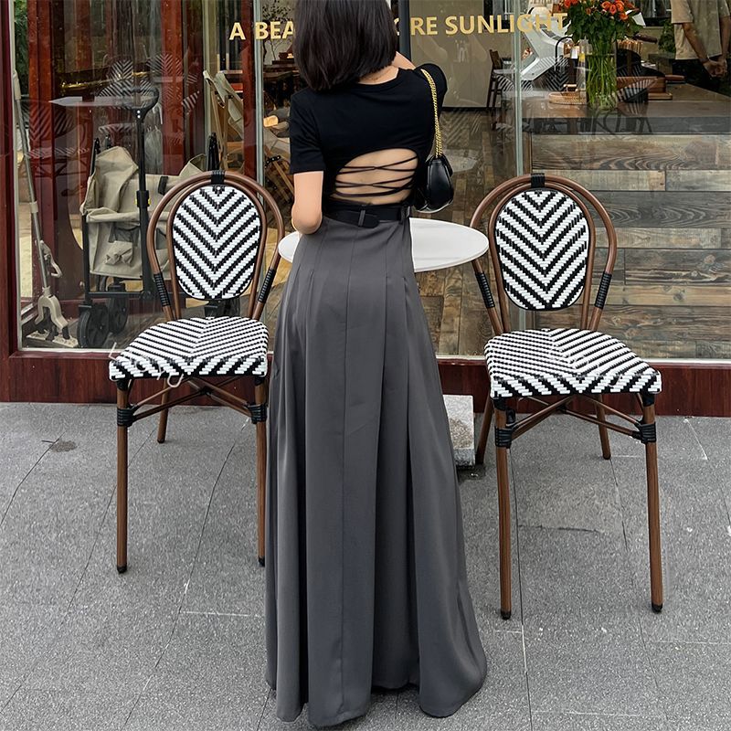 Damen Maxikleid Offener Rücken Eveloria Elegantes Abendkleid