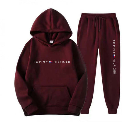 Damen Sweatanzug Kapuzensweater Jogginghose Eveloria