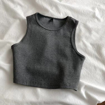 Damen Crop- Atmungsaktives Material Figurbetont