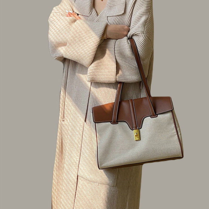 Damen Langstrickjacke Großzügige Taschen Lässiger Schnitt