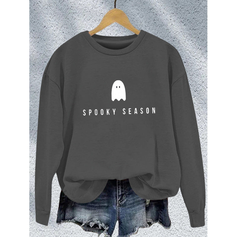 Damen Sweatshirt Weiches Innenfleece Gruselmotiv Eveloria