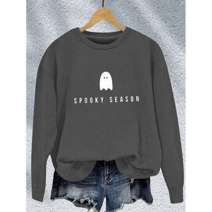 Damen Sweatshirt Weiches Innenfleece Gruselmotiv Eveloria