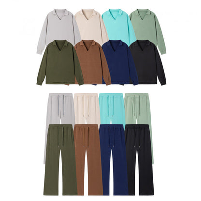 Damen Sweatshirt Hose Set Eveloria Baumwolle Bequem