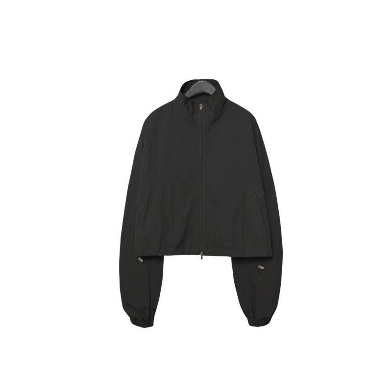 Damen Cropped Übergangsjacke Trenddesign