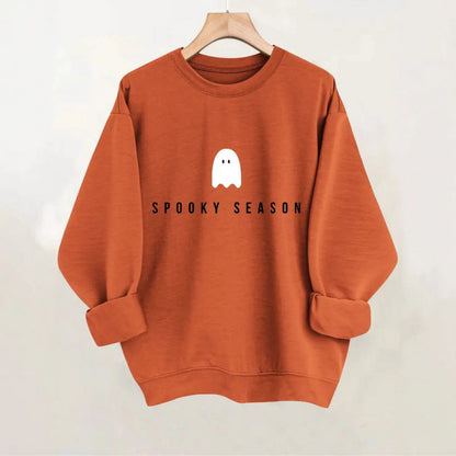 Damen Sweatshirt Weiches Innenfleece Gruselmotiv Eveloria