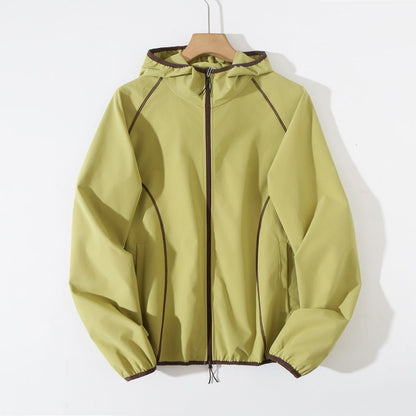 Damen Leichte Windjacke Kapuzenjacke Eveloria
