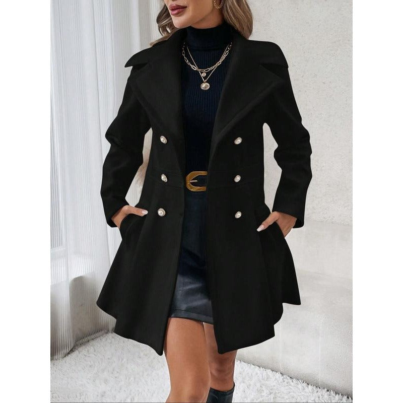 Damen Trenchcoat Tailliert Eveloria