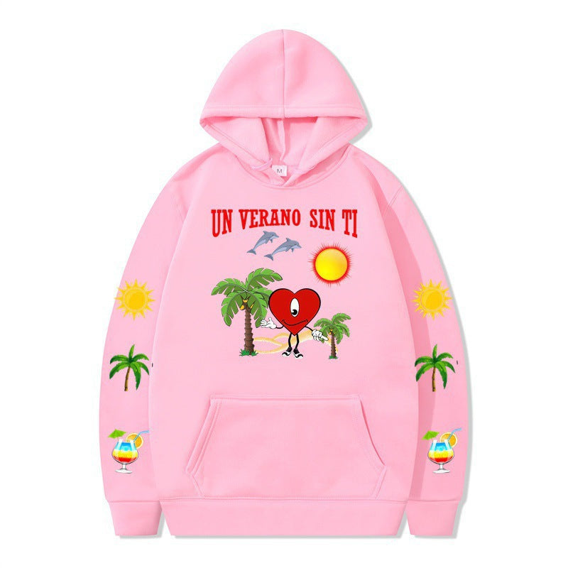 Damen Kapuzenpullover Sommermotiv Bequem Eveloria
