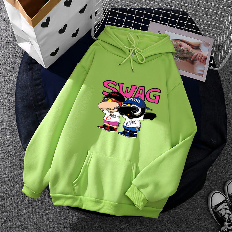 Damen Hoodie Lustiges Cartoon-Design Eveloria