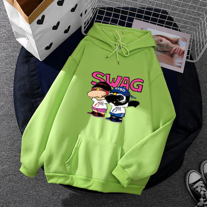 Damen Hoodie Lustiges Cartoon-Design Eveloria