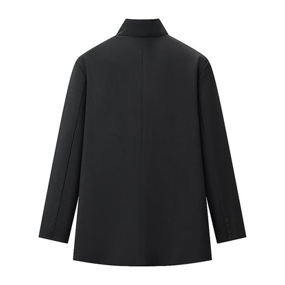 Damen Blazerjacke Lässig Mit Taschen Eveloria