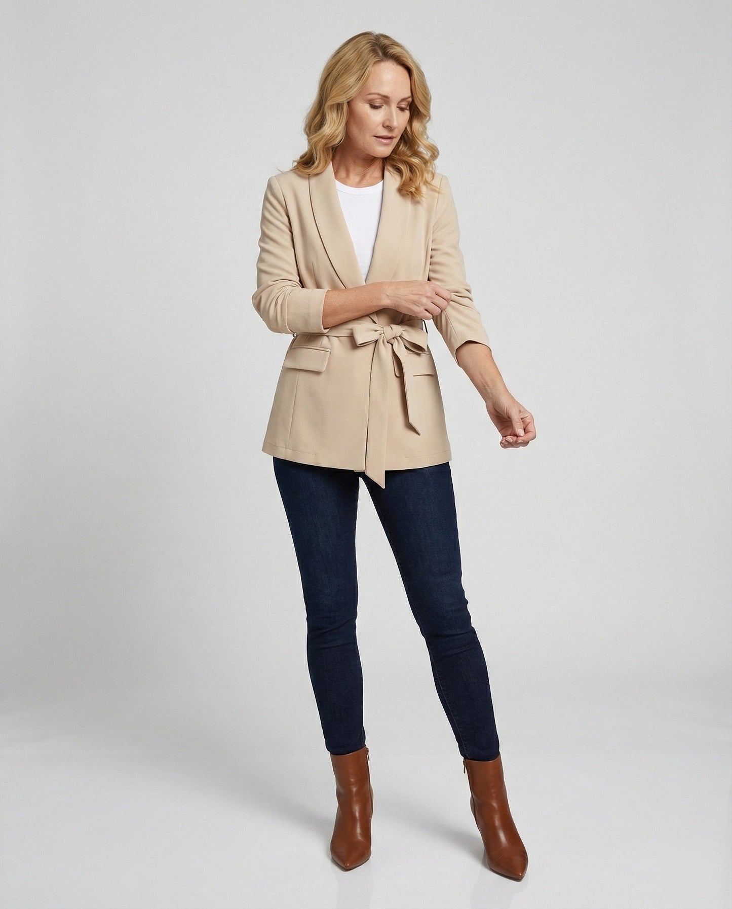 Damen Blazer Tailliert Elegant