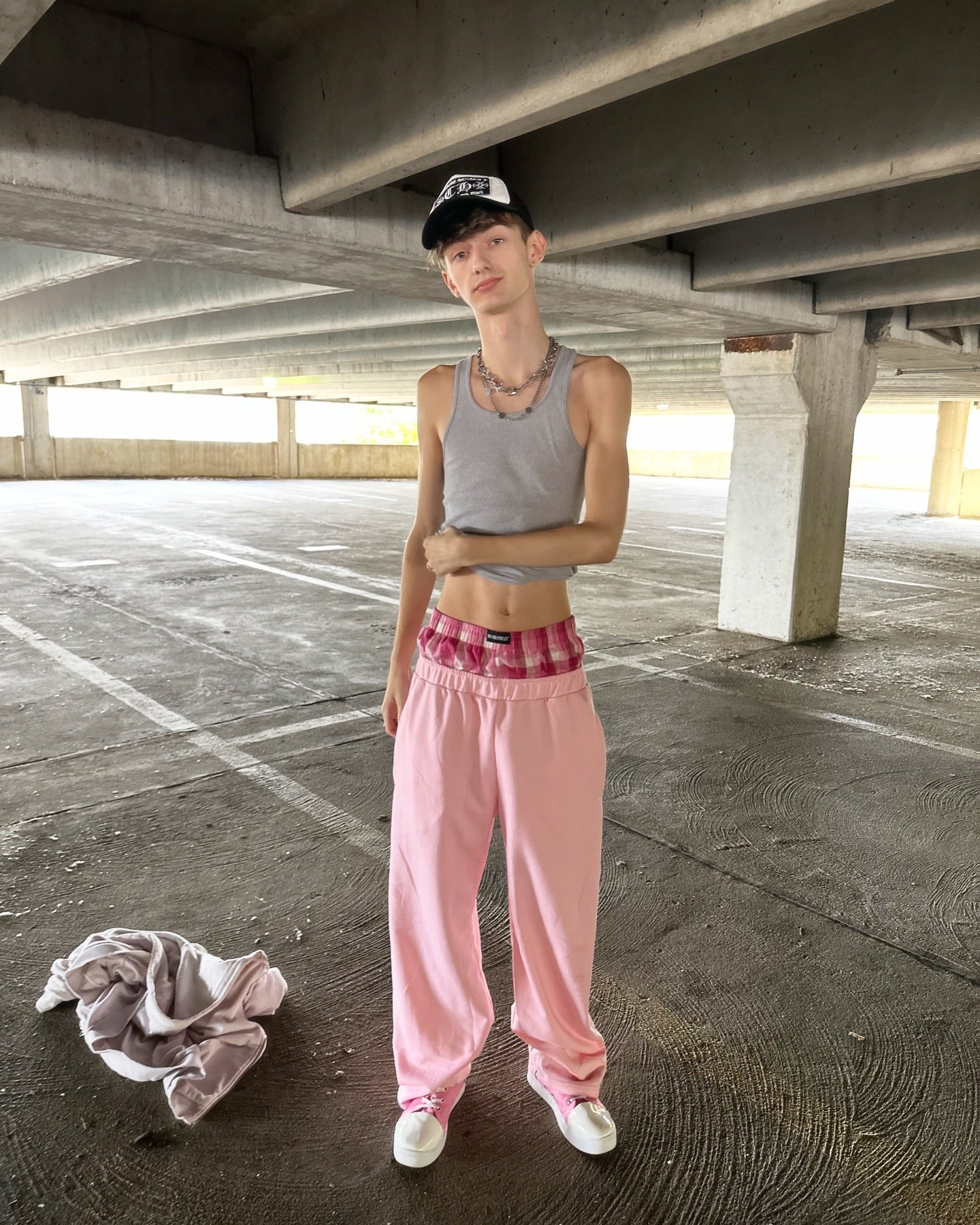 Damen Jogginghose Elastischer Bund Baumwolle Eveloria