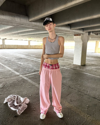 Damen Jogginghose Elastischer Bund Baumwolle Eveloria
