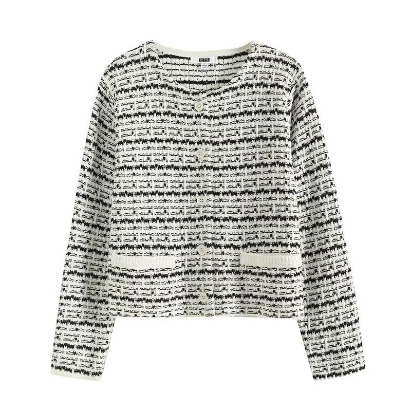Damen Strickcardigan Strukturiertes Muster Eveloria
