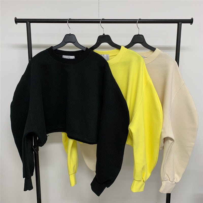 Damen Sweatshirt Voluminöse Ärmel Eveloria