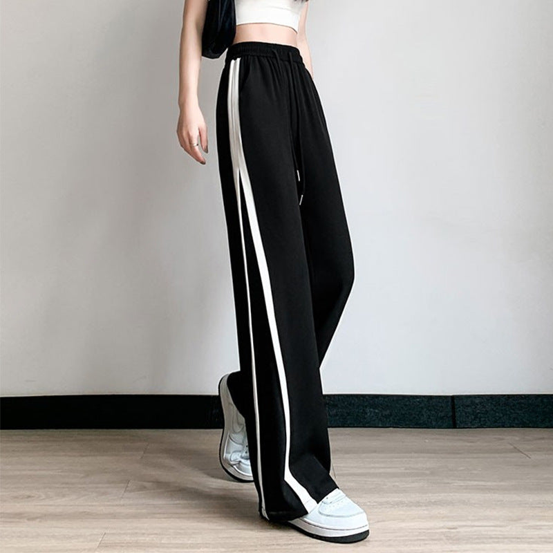 Damen Sporthose mit Seitenstreifen Bequem Eveloria