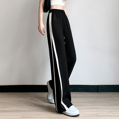 Damen Sporthose mit Seitenstreifen Bequem Eveloria