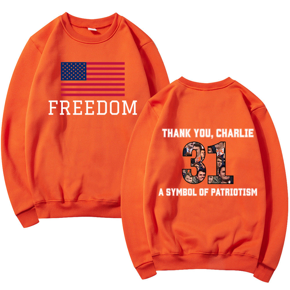 Damen Sweatshirt Softes Material Patriotisches Design Eveloria