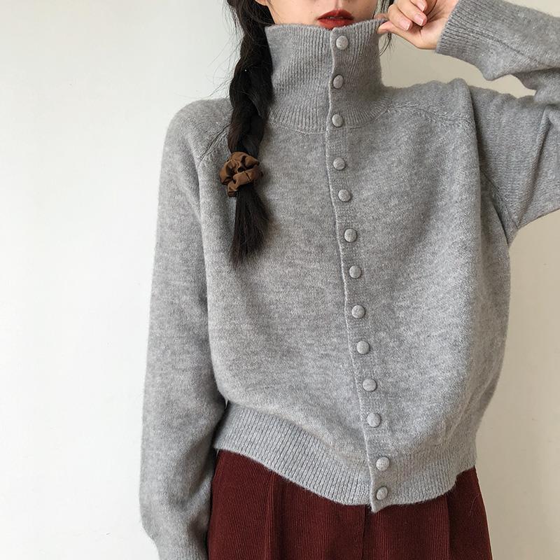 Damen Cardigan mit Knöpfen Modisch Eveloria - Eveloria