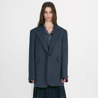 Damen Oversized Blazer Eveloria Hochwertiger Stoff