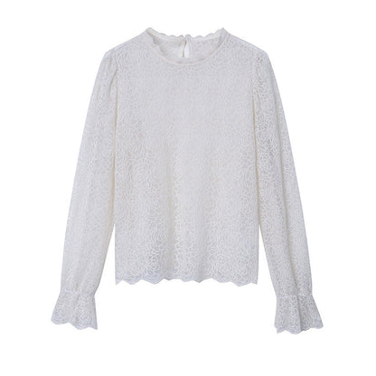 Damen Bluse Spitze Fein Eveloria