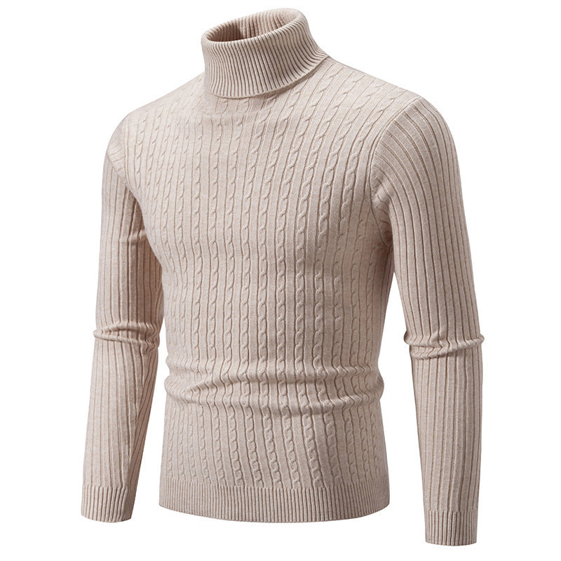 Herren Rollkragenpullover Strickqualität Eveloria