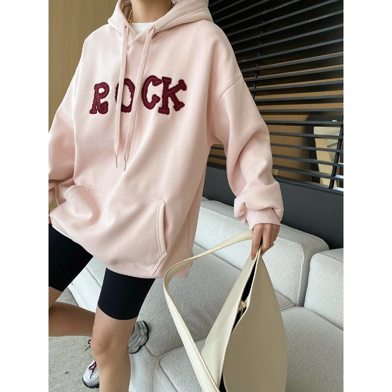 Damen Hoodie Eveloria mit auffälligem Schriftzug - Eveloria