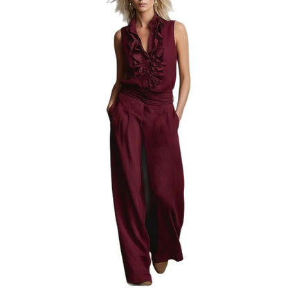 Damen Bluse Rüschen Klassischer Kragen Eveloria