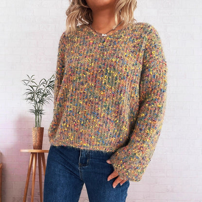Damen Strickpullover Gemütlich Eveloria - Eveloria