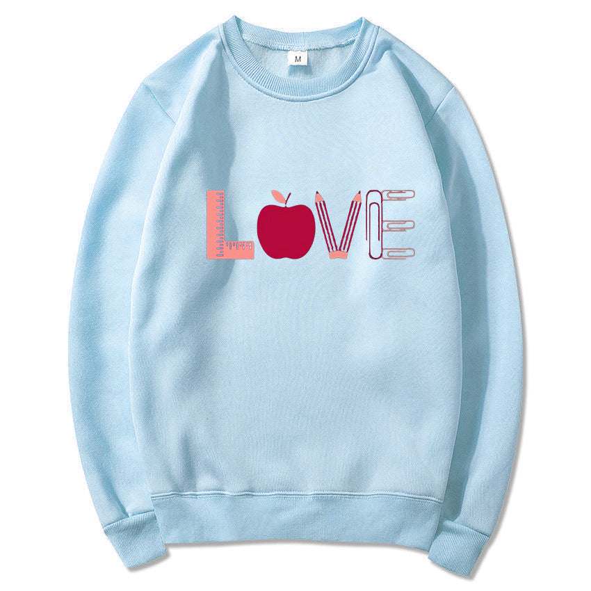 Damen Sweatshirt Love-Motiv Eveloria