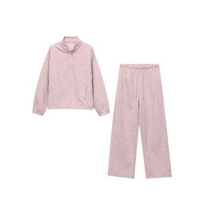 Damen Kapuzenpullover Hoher Kragen Elegante Passform Eveloria